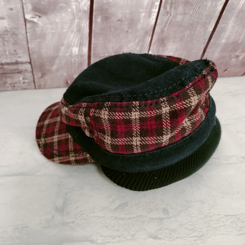 Daniel Cremieux Black Polyester Wool Blend Cap